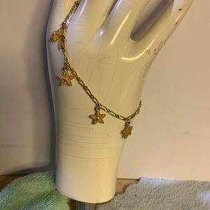 Gold tone Stars Bracelet